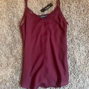cute maroon tank top